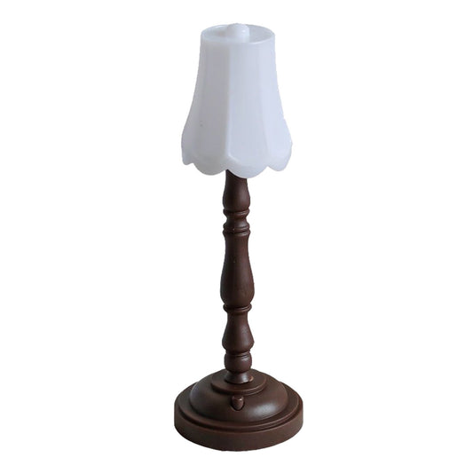 Small Bedside Table Lamp with Retro Farmhouse Styling for Nightstand and Desk