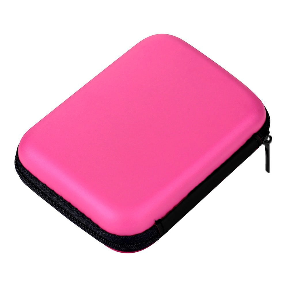Zip Case for 2.5-Inch Portable Drives and Cables, 13 x 10 x 3.5 cm Padded Pouch - Image 4