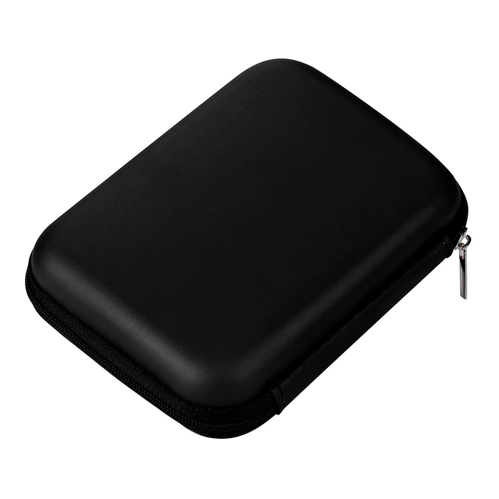 Zip Case for 2.5-Inch Portable Drives and Cables, 13 x 10 x 3.5 cm Padded Pouch - Image 5