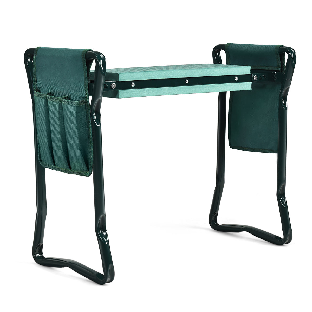 Folding Garden Kneeler and Seat with Two Tool Pouches, 330 lb Capacity - Image 5