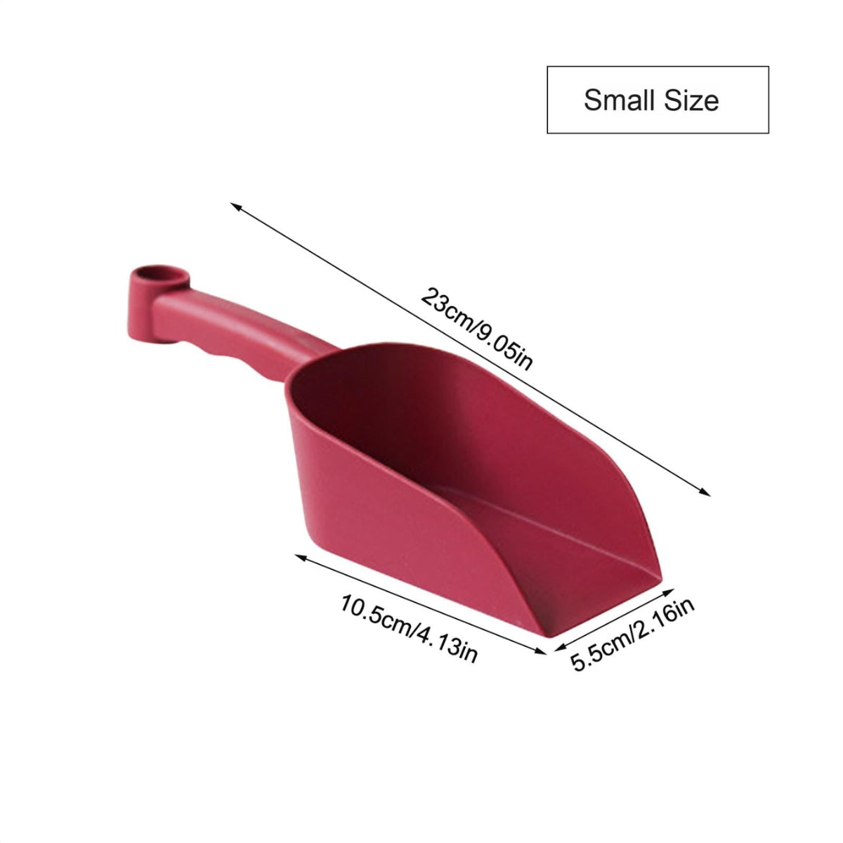Ergonomic Soil Scoop in Moulded Resin, Hand Trowel with Hanging Loop - Image 4