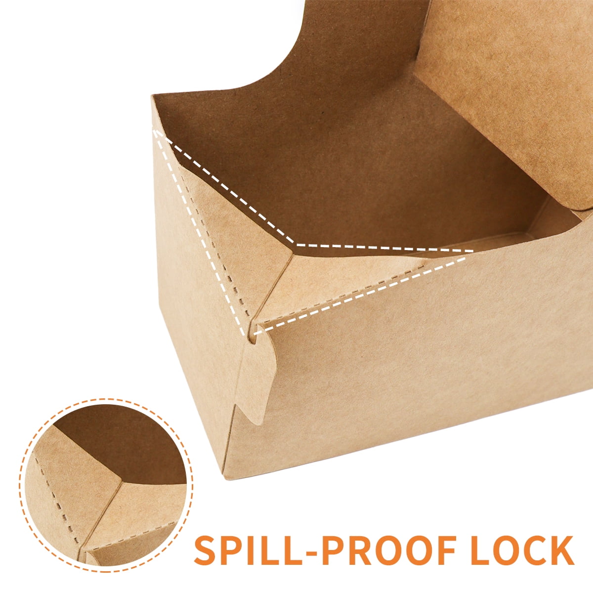 Kraft Paper Two-Cup Carriers with Handle, 20-Pack for Hot and Cold Drinks - Image 4