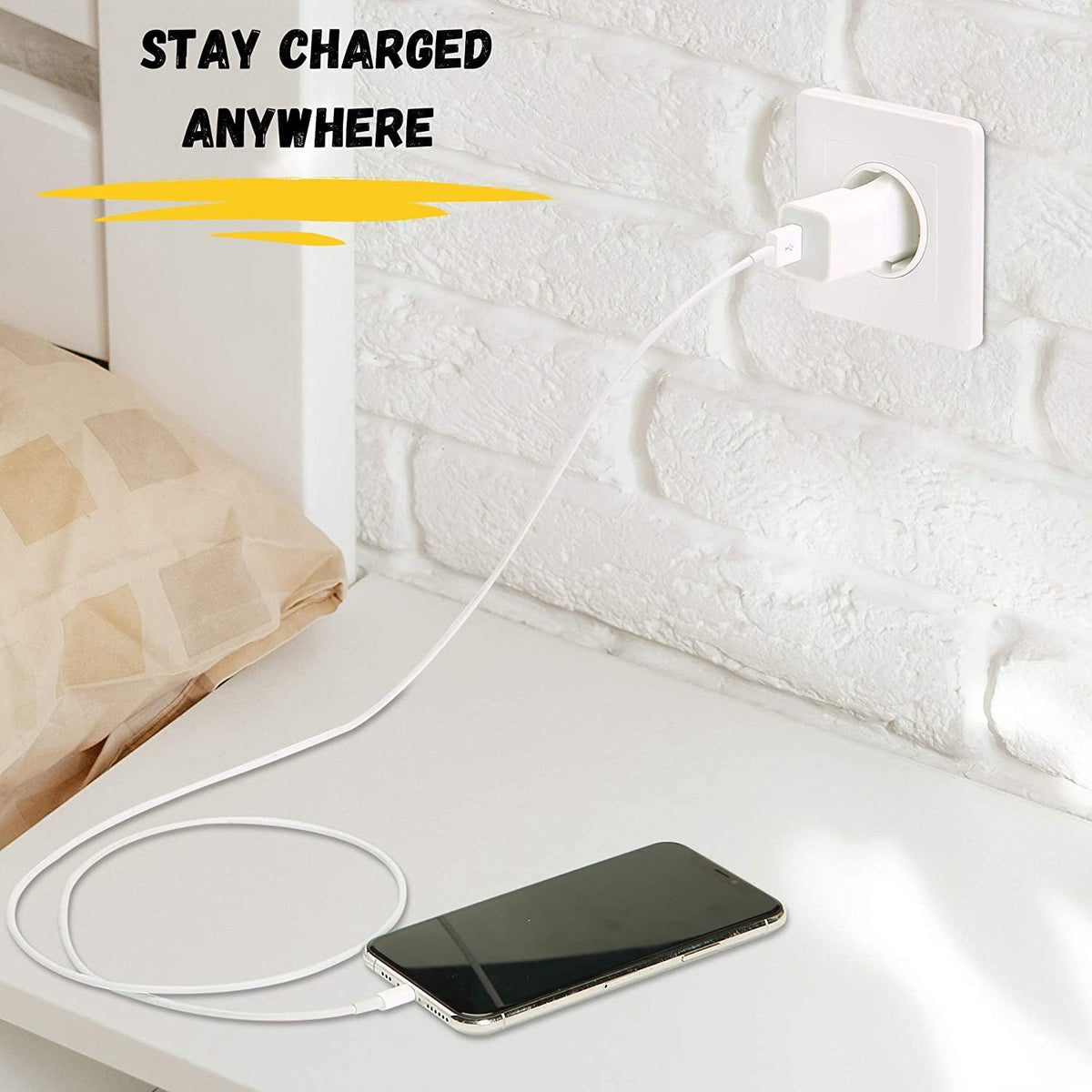 Travel Plug Adapter for European Outlets, Compact Two-Pin Converter for US Devices - Image 3