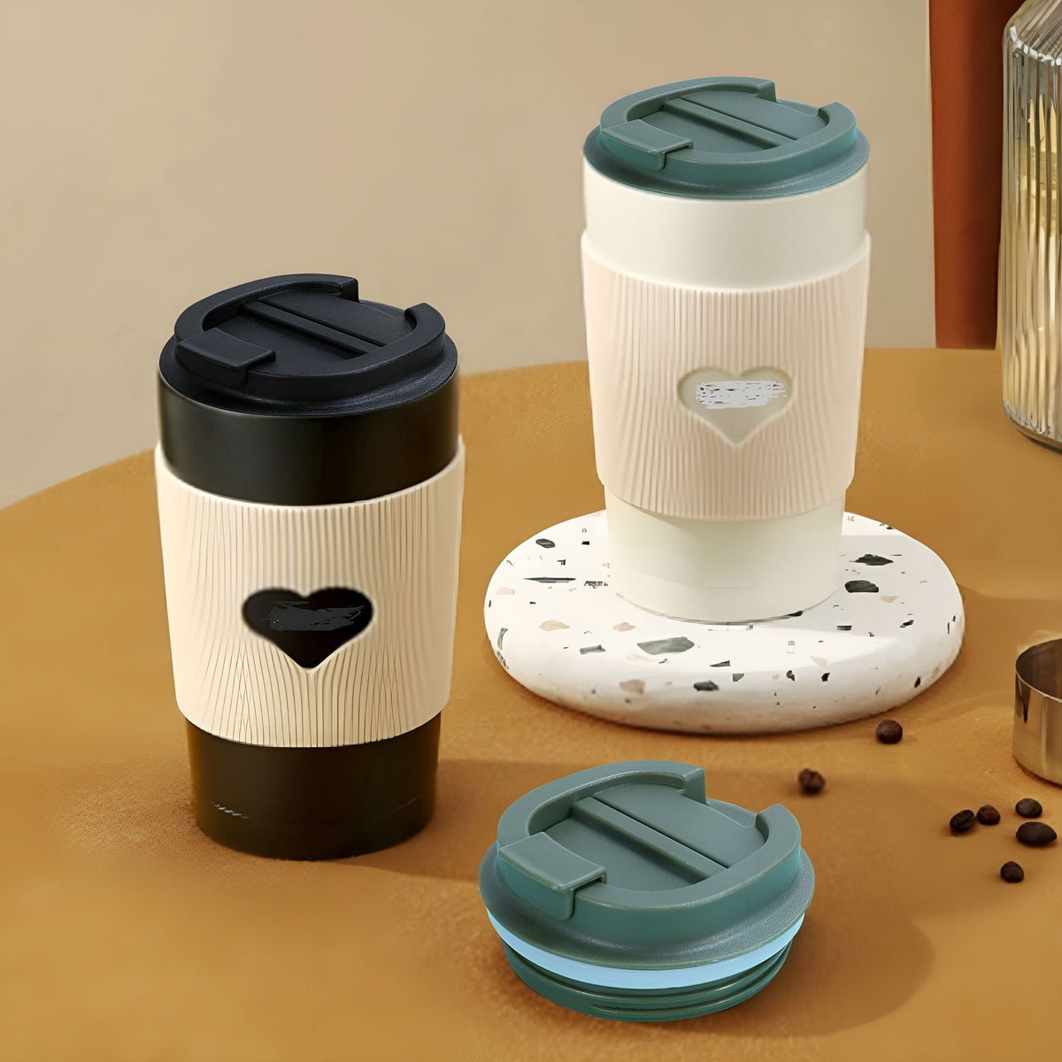 Replacement Tumbler Lid with Slide Seal for 3-Inch Mug Openings, Leak-Resistant - Image 5